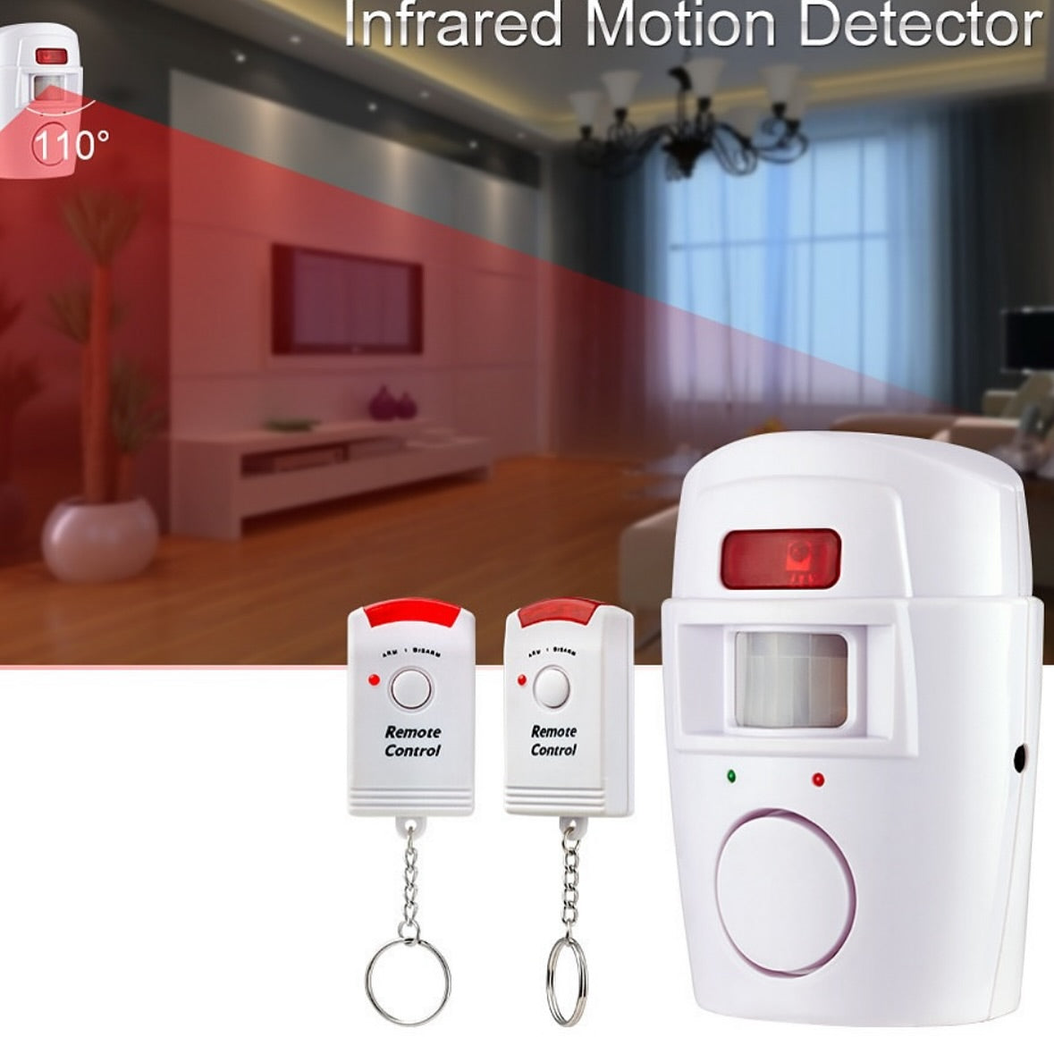 Alarma con sensor de movimiento para el hogar