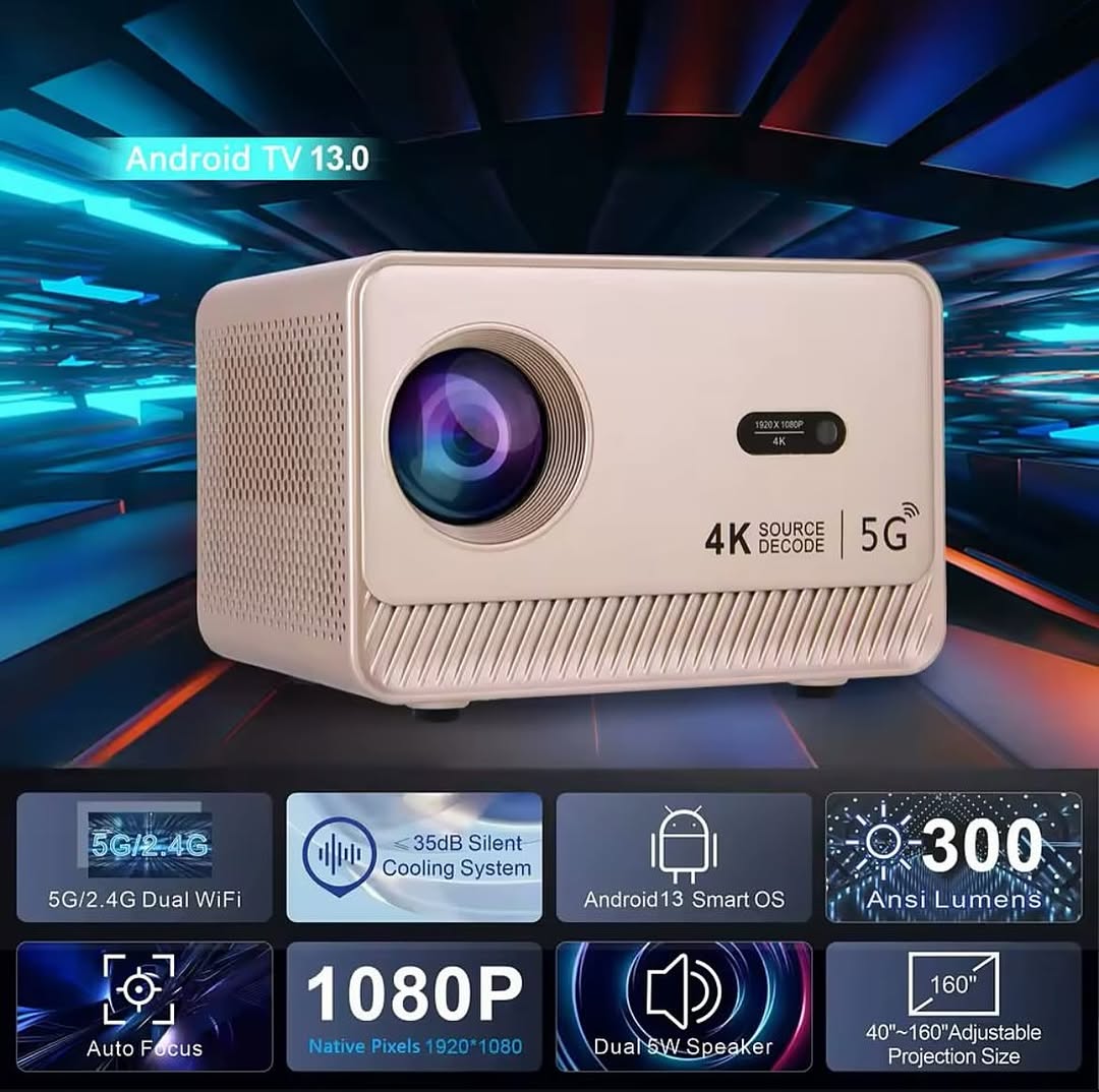 Proyector Portátil-Home 4k