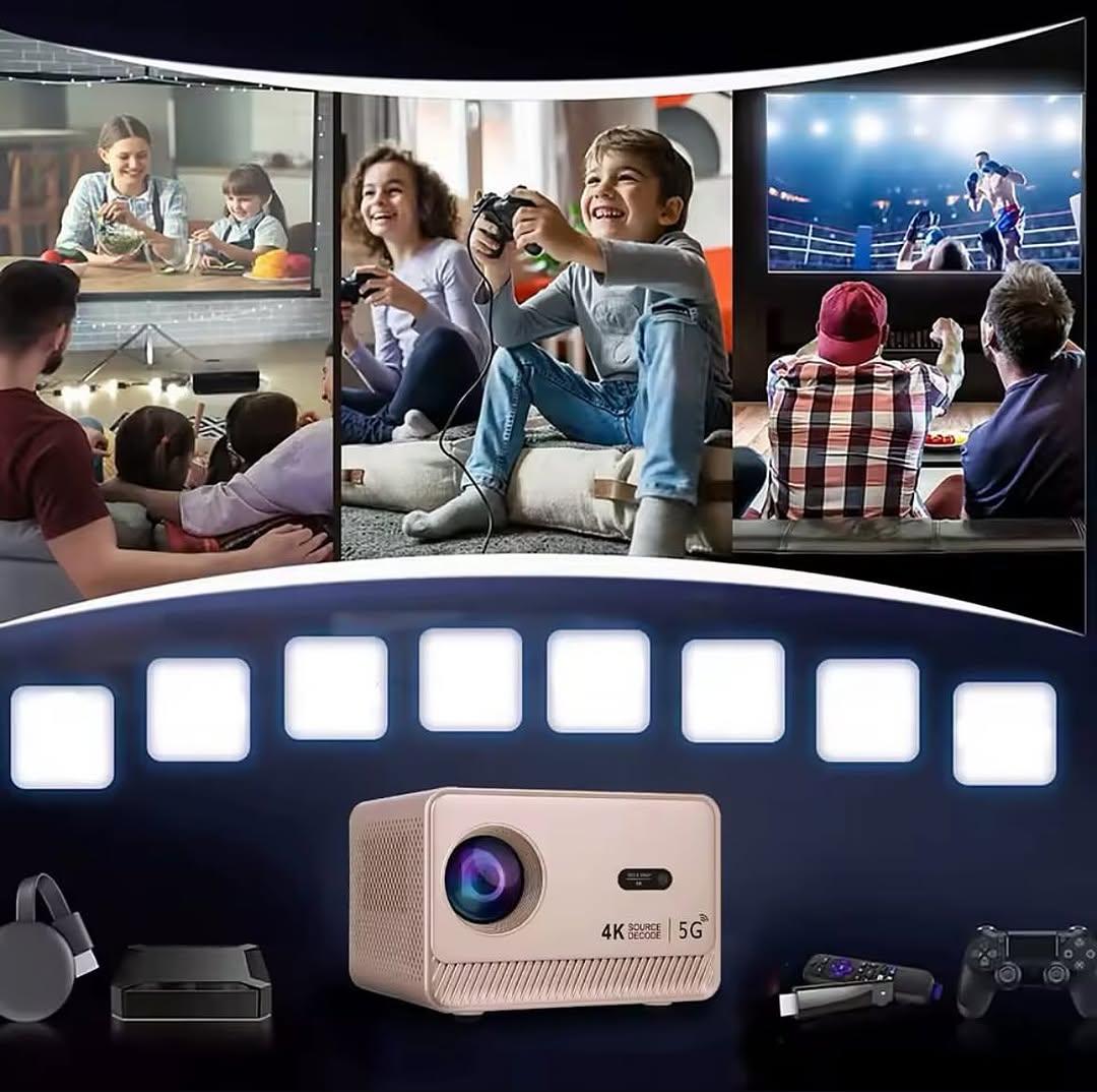 Proyector Portátil-Home 4k