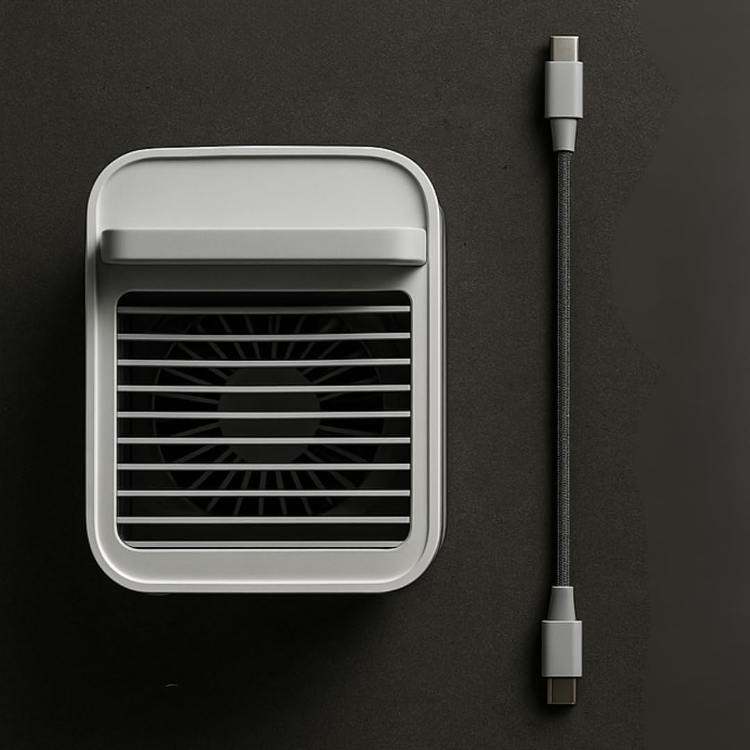Ventilador - Hielo y Luz LED