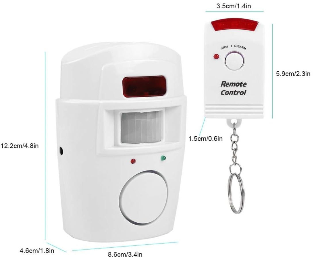 Alarma con sensor de movimiento para el hogar