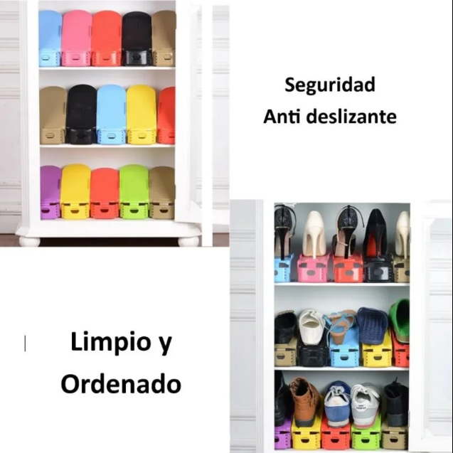 Pack 6 organizadores para zapatos