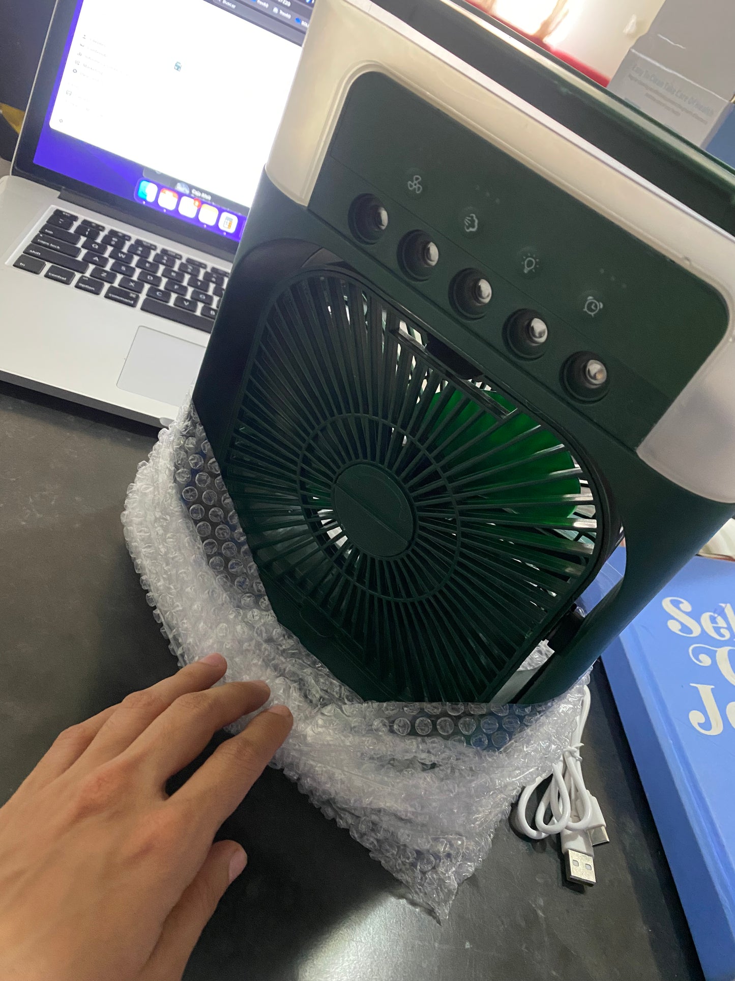 🧊Ventilador de hielo ¡ENVIO GRATIS! 🚛