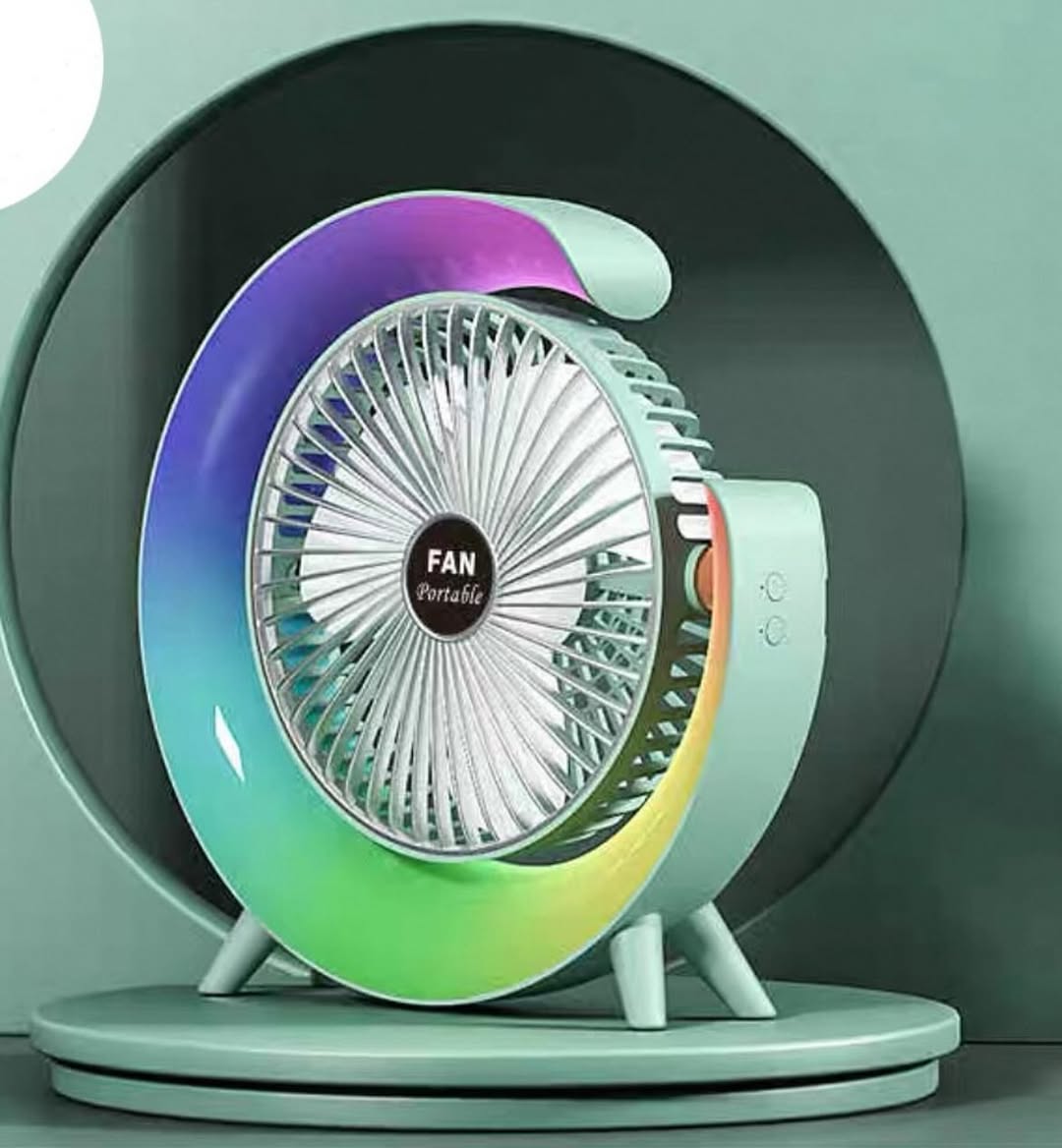 Ventilador Recargable LED