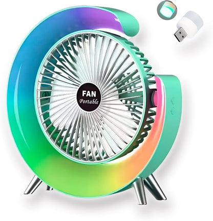 Ventilador Recargable LED
