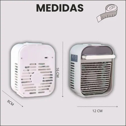 Ventilador - Hielo y Luz LED