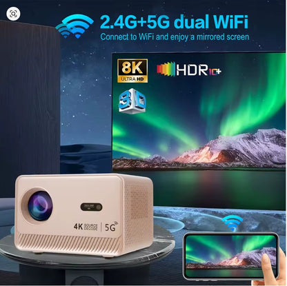 Proyector Portátil-Home 4k